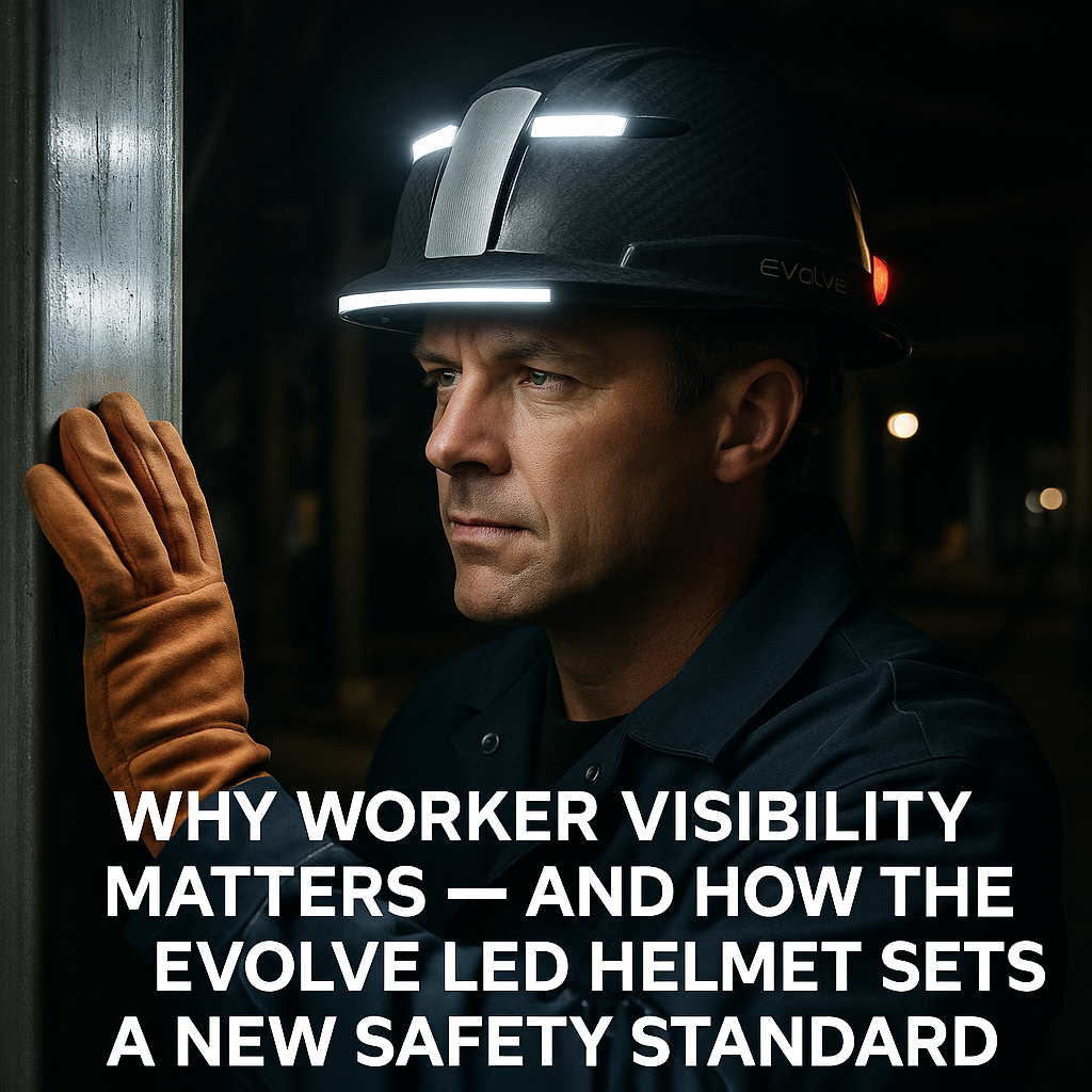Why Worker Visibility Matters: The Critical Safety Gap EVOLVE LED Helmets Are Designed to Solve
